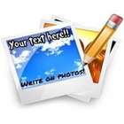 write on picture icon