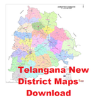 Telangana Dist Maps Download icono