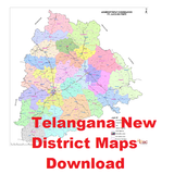 Telangana Dist Maps Download icône