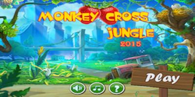 Tiny Monkey Cross Jungle الملصق