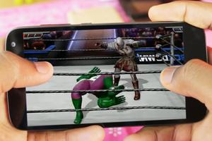 Wrestling Fight Kratos Vs Hulk постер