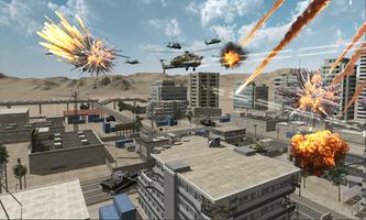 Helicopter Air Gunship Fighting 3D capture d'écran 2