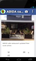 ABIDA cafe restaurant Affiche