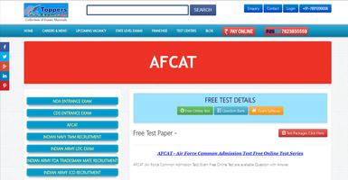 AFCAT FREE Online Mock Test App Affiche