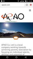 APAO TANZANIA Affiche