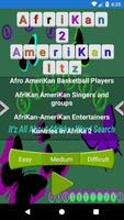 Afrikan 2 Amerikan Word Search ポスター