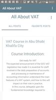 UAE VAT Courses Information on Value Added Tax UAE capture d'écran 1