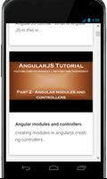 Angular JS Tutorials capture d'écran 2