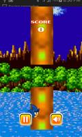 Flappy Angry Sonic Bird स्क्रीनशॉट 1