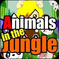 Animales en la Selva Affiche