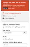 Apply PAN Card Online Services captura de pantalla 3