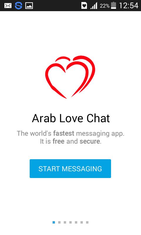 Arab Love Chat Cartaz.