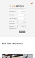 Auto Cost Calculator Affiche