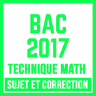 BAC 2017 TECHNIQUE MATH icône