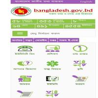 Bangladesh government E-service poster