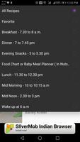 Baby Food Recipe &Toddler Meal Planner- Food chart Screenshot 2