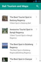 Bali Tourism and Maps 스크린샷 1