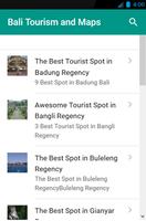Bali Tourism and Maps capture d'écran 1