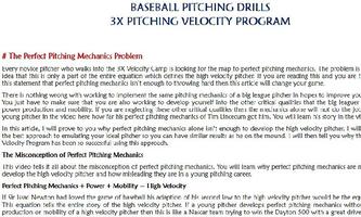 Baseball Pitching Drills capture d'écran 1