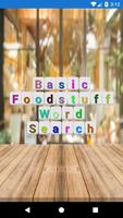 Basic Foodstuff Word Search Affiche