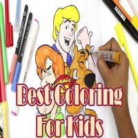 Best Colouring Pages Scooby Doo Series Plakat