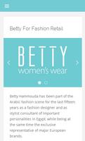 Betty For Fashion Wear Affiche
