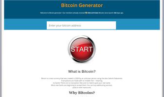 Fast Bitcoin Generator screenshot 1
