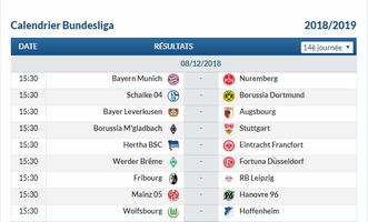 Bundesliga TABLE and fixture 2018-2019 capture d'écran 3