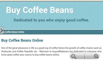 Buy Coffee Beans Affiche