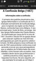 Credos Cristãos&Confissões Ref capture d'écran 1