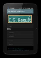 CG Results Chhattisgarh-10th,12th,PRSU,CSVTU,BU ภาพหน้าจอ 3