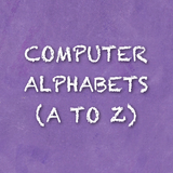 COMPUTER ALPHABETS A TO Z icône