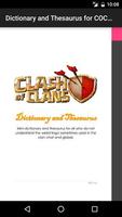 Dictionary for Clash of Clans Affiche