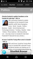 برنامه‌نما Canada News عکس از صفحه