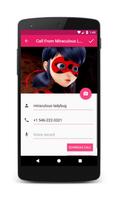 Call From Miraculous Ladybug captura de pantalla 2