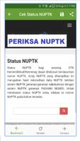 Cek Nomor Unik Pendidik Tenaga Kependidikan/NUPTK. screenshot 2