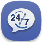 Chat 247 icône