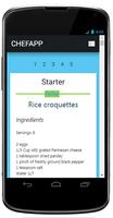 Chefapp capture d'écran 1