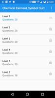 Chemical Elements and Periodic Table: Symbols Quiz capture d'écran 1