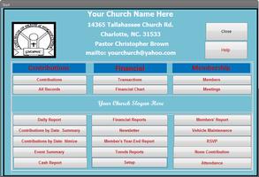 ChurchBooks3 Church Software โปสเตอร์