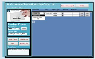 ChurchBooks3 Church Software screenshot 1