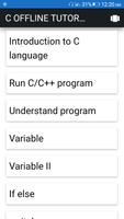 C offline tutorial in hindi poster