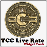 TCC - The Champcoin : Live Rate Update / Widget icône