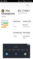 TCC - The Champcoin : Live Rate Update / Widget capture d'écran 2