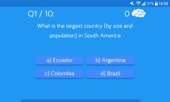 1 Schermata Quiz Country