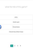 Cleverness Brain Quiz capture d'écran 2