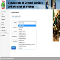 Click a Service syot layar 1