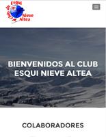 Club Esqui Nieve Altea Affiche