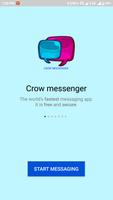 Crow Messenger and free chat 포스터