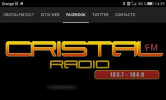 Cristal FM Latina como tú imagem de tela 2